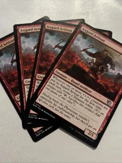 x4 Axgard Artisan (U) MTG March Of The Machine MOM - Image 1