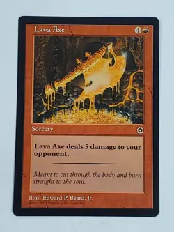 MTG Lava Axe (Portal II/Red/C) - BGM - Image 1
