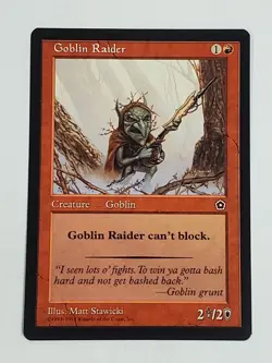 MTG Goblin Raider (Portal II/Red/C) - BGM - Image 1