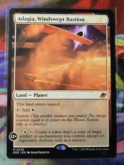 Adagia, Windswept Bastion - EOE Mythic NM MTG - Edge of Eternities - Image 1