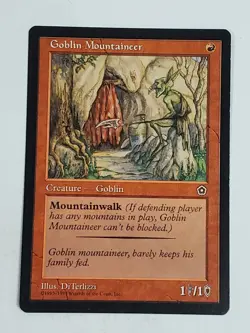 MTG Goblin Mountaineer (Portal II/Red/C) - BGM - Image 1