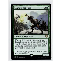 MTG Loamcrafter Faun Commander: Edge of Eternities 99 Near Mint - Image 1