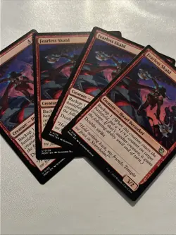 x4 Fearless Skald (U) MTG March Of The Machine MOM - Image 1