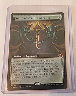 Magic The Gathering MTG Sword of Wealth and Power 0091 M BIG Outlaws Of Thunder - Image 1