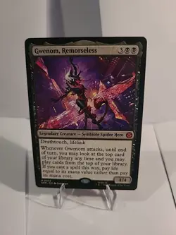 MTG Marvel's Spiderman Gwenom, Remorseless (Extended Art) Non-foil M 256 - Image 1