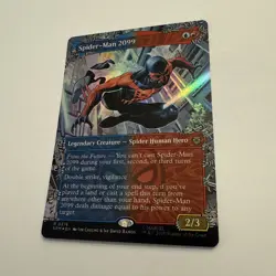 Spider-Man 2099 FOIL Borderless 216 Marvel's Spider-Man SPM MTG Rare Unplayed NM - Image 2
