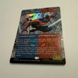 Spider-Man 2099 FOIL Borderless 216 Marvel's Spider-Man SPM MTG Rare Unplayed NM - Image 4