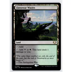 MTG Llanowar Wastes (EOC) 376 - Image 1