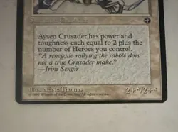 MTG * Aysen Crusader Mis-Cut LP Homelands Regular SellbyCyn - Image 5