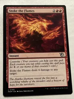 Stoke the Flames (U) MTG March Of The Machine MOM - Image 1