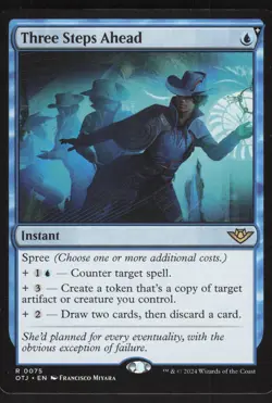 Three Steps Ahead OTJ 0075 R NM Regular MTG - Image 1