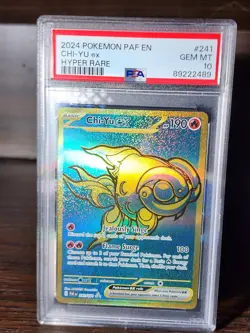 POKEMON 2024 Paldean Fates Hyper Rare CHI-YU Ex #241 PSA 10 Gem RARE Full art - Image 1