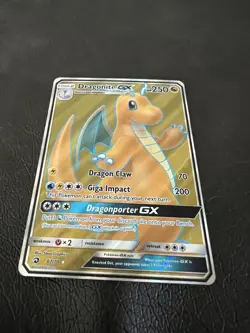 Pokemon 2018 Sun & Moon Dragon Majesty Dragonite GX #67/70 Full Art Near Mint - Image 1
