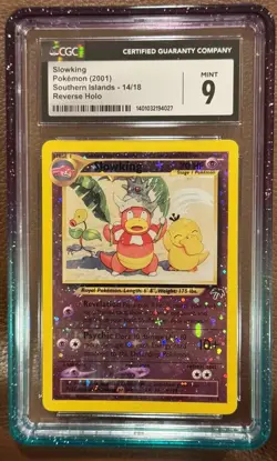 2001 Pokemon Southern Islands Slowking 14/18 Reverse Holo Promo CHC 9 - Image 3