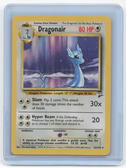 2000 Pokemon Dragonair Base Set 2 #22/130 Near Mint - Image 1