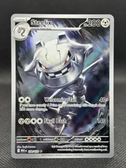 Steelix 150/132 Illustration Rare Pokemon Mega Evolution NM/M - Image 1