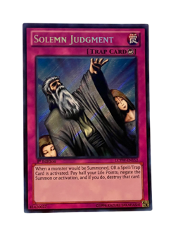YuGiOh Solemn Judgment LCYW-EN152 Secret Rare 1st Edition - Excellent - Image 4