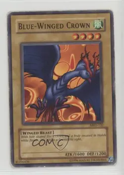 Blue-Winged Crown Unlimited YuGiOh Metal Raiders #MRD-122 2002 READ - Image 1