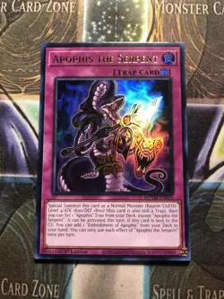 *** APOPHIS THE SERPENT *** 1ST EDITION ULTRA RARE MZMT-EN010 YUGIOH! - Image 1