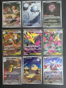 Mega Evolutions Lot: 6 IR, 3 UR listed cards - Image 1