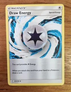 Uncommon Draw Energy Pokemon Energy Card, Cosmic Eclipse Set 209/236 - Image 1