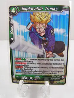 Dragon Ball Super Card Game TCG BT1-067 UC Implacable Trunks Bandai - Image 1