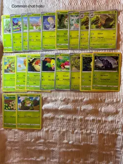 Pokemon Card Lot - All Grass Type - 130 - uncommons, holo, rare, promo, rev holo - Image 1