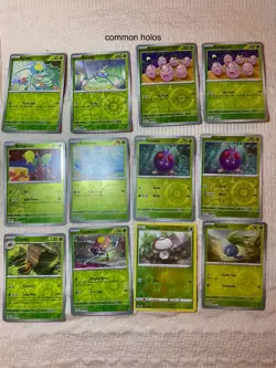Pokemon Card Lot - All Grass Type - 130 - uncommons, holo, rare, promo, rev holo - Image 3