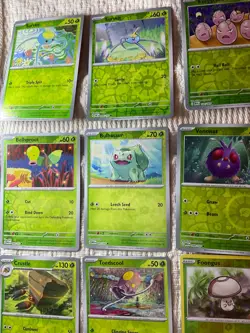 Pokemon Card Lot - All Grass Type - 130 - uncommons, holo, rare, promo, rev holo - Image 5