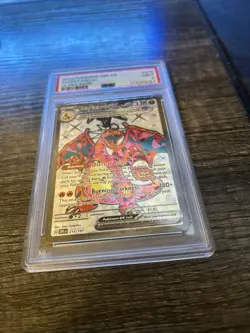 Pokemon TCG Charizard EX Obsidian Flames Holo Ultra Rare Card 215/197 PSA 9 - Image 3