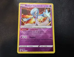 Radiant Gardevoir 069/196 Lost Origin Shiny Holo Rare Pokemon Card NM - Image 1