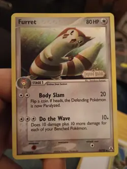 Pokemon Cards Ex Legend Maker Sentret 62/92 & Furret 33/92 Reverse Holo Stamped - Image 4