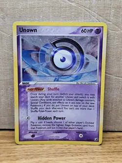 Unown D/28 Unseen Forces Holo Rare Pokemon Card TCG - Image 1