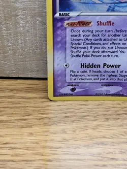 Unown D/28 Unseen Forces Holo Rare Pokemon Card TCG - Image 5