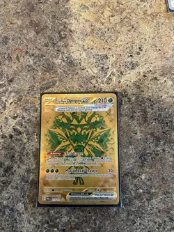 Pokemon TCG Teal Mask Ogerpon EX Gold Prismatic Evolutions Holo Card 177/131 - Image 1