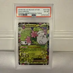 Pokemon TCG Shaymin-EX XY Black Star Promos Holo Card XY148 - Image 1