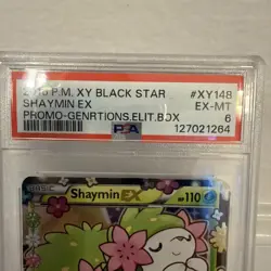 Pokemon TCG Shaymin-EX XY Black Star Promos Holo Card XY148 - Image 2