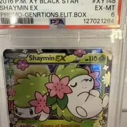 Pokemon TCG Shaymin-EX XY Black Star Promos Holo Card XY148 - Image 3
