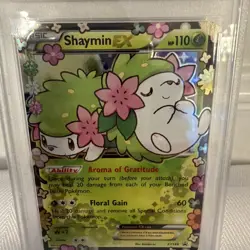 Pokemon TCG Shaymin-EX XY Black Star Promos Holo Card XY148 - Image 4