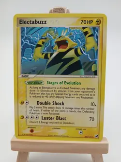 Electabuzz 22/115 - EX Unseen Forces - Regular Rare LP Pokemon Card, 2005 - Image 1