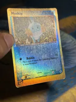 Mudkip 59/109 Reverse Holo Common EX Ruby & Sapphire Starter Pokemon Card MP - Image 4