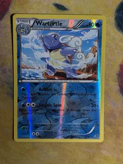 Wartortle 15/101 BW Plasma Blast Reverse Holo Pokemon Card - Image 2