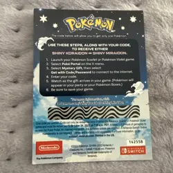 Shiny Miraidon Koraidon Code GameStop Pokemon - Physical PROMO Card- Unused Code - Image 2