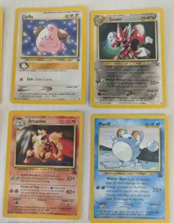 Lot 12 VTG Pokemon Black Star Promo Cards Psyduck Cleffa Scizor Pikachu Mew - Image 3