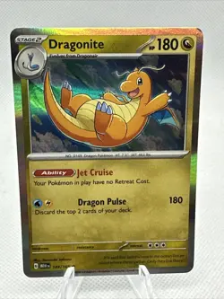 Dragonite Holo NM 149/165 Scarlet & Violet 151 Pokemon Card - Image 1