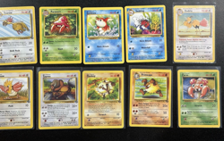 1999 WOTC Pokemon Jungle Lot 10 Cards Commons & Uncommons - Image 1