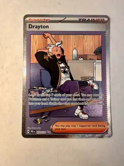 Pokemon TCG Drayton Prismatic Evolutions Special Illustration Rare Card 172/131 - Image 1