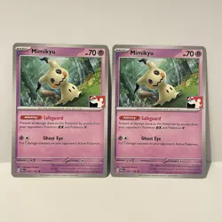 Mimikyu 097/193 POKEMON PLAY PRIZE PACK SERIES 4 NON-HOLO STAMPED CARD - Image 1