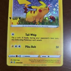 Pikachu SWSH039 General Mills Promo 2020 Holo Rare Holo Pokemon TCG Card - Image 3