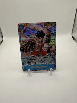 One Piece Card Game A Fist of Divine Speed - Monkey.D.Luffy OP11-118 Manga Alt - Image 1